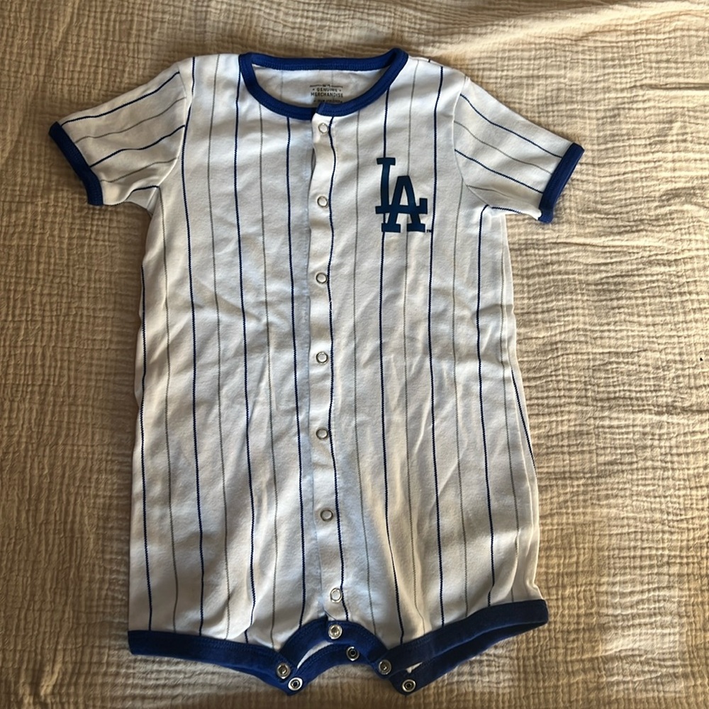 Dodger baby romper